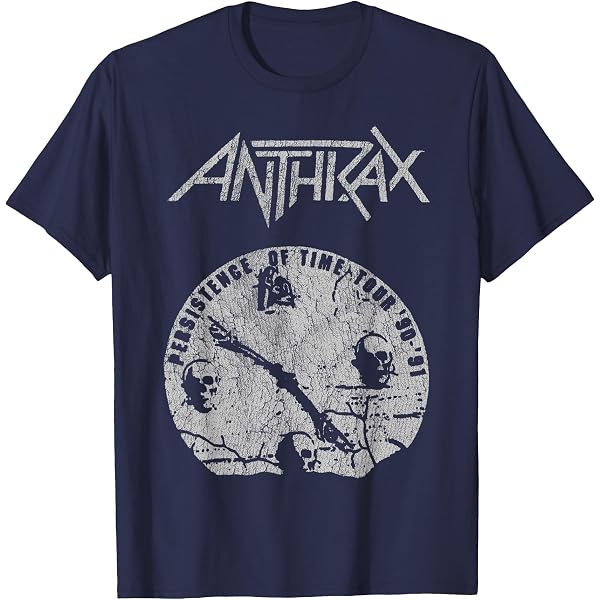 Amazon.com: Anthrax Persistence of Time 30th Anniversary T-Shirt